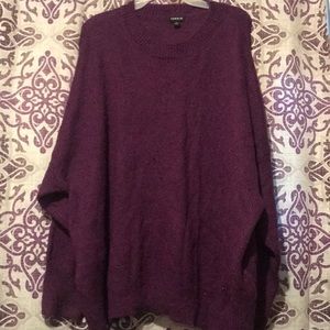 Torrid Purple Crew neck sweater womens plus size 4